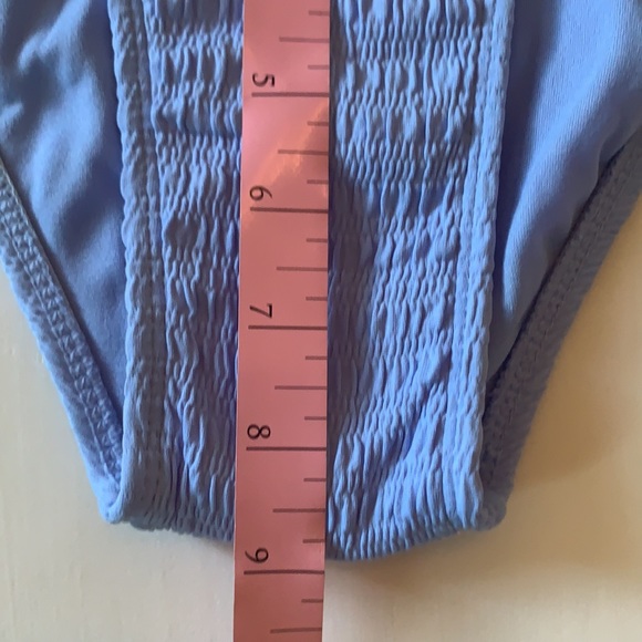 Xhiliration Powder Blue Textured Bikini Set - Picture 15 of 16